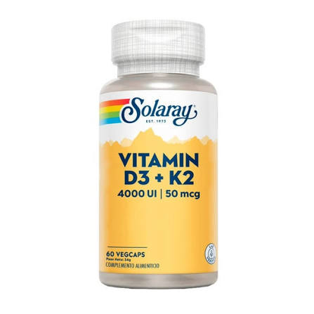 Vit D3-K2 Solaray 4000 UI